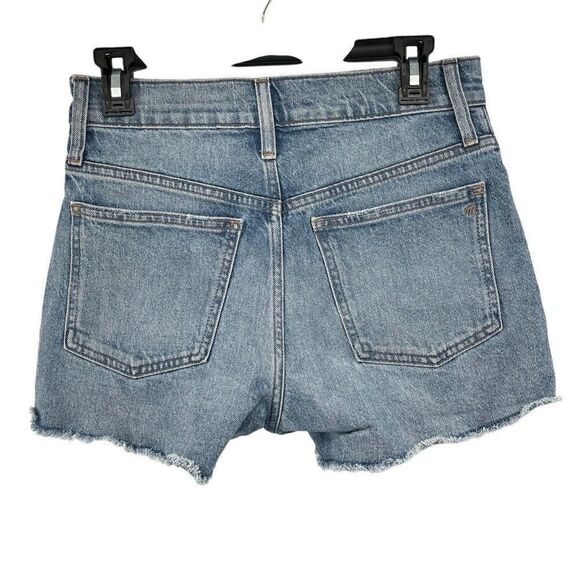 Madewell The Perfect Jean Short in Balsam Wash: Tencel Denim Edition Size 27 - Picture 7 of 13